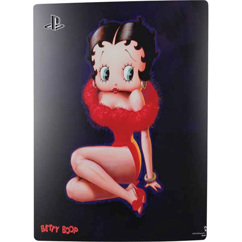 Betty Boop Red Dress PS5 Digital Edition Console Skin